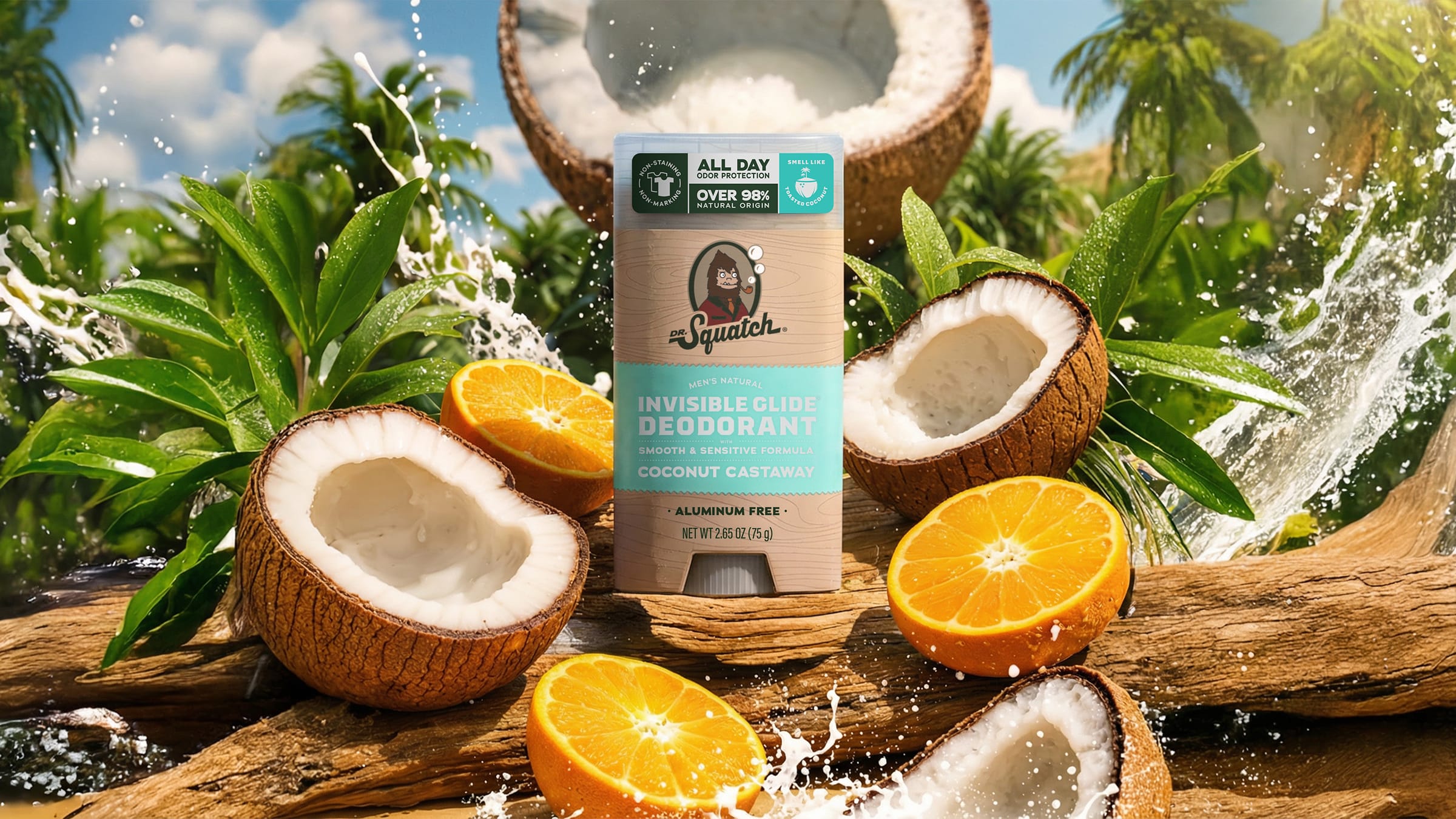 Coconut Castaway Invisible Glide Deodorant - Image 2
