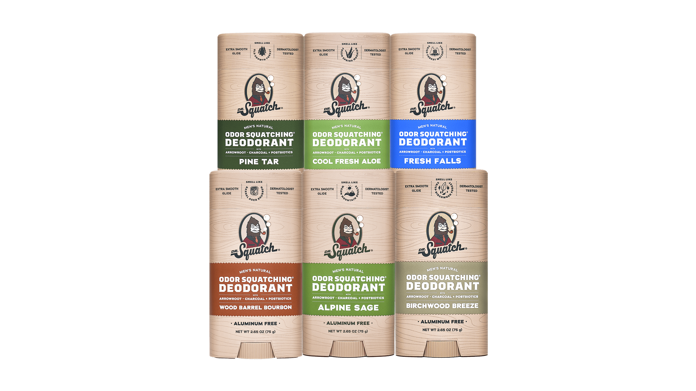 Deodorant 6-Pack Custom Bundle