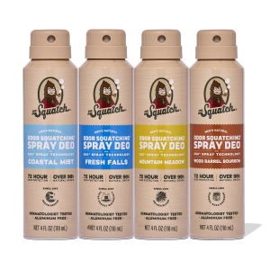 Spray Deodorant 4-Pack Custom Bundle