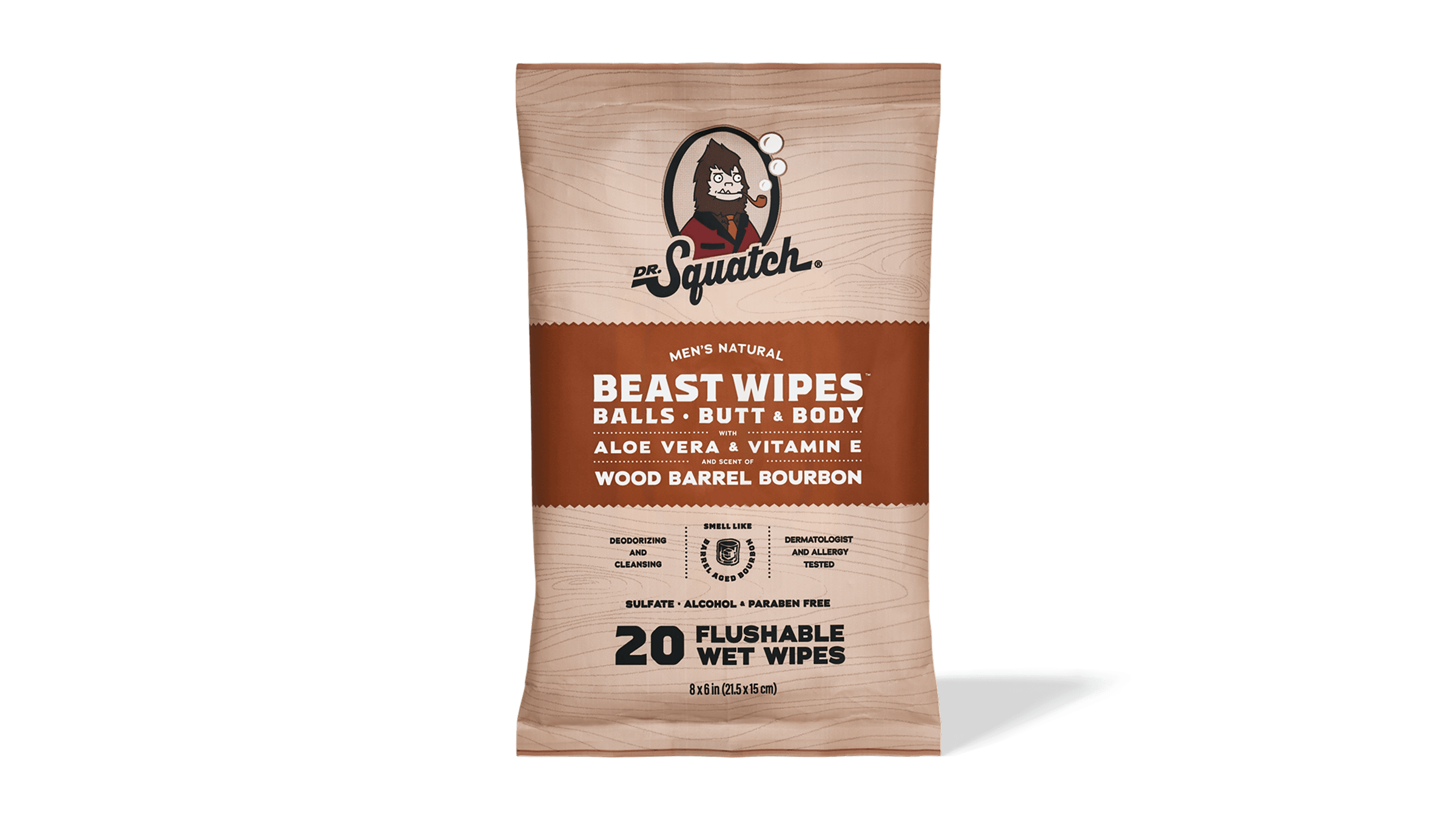 Wood Barrel Bourbon Wipes