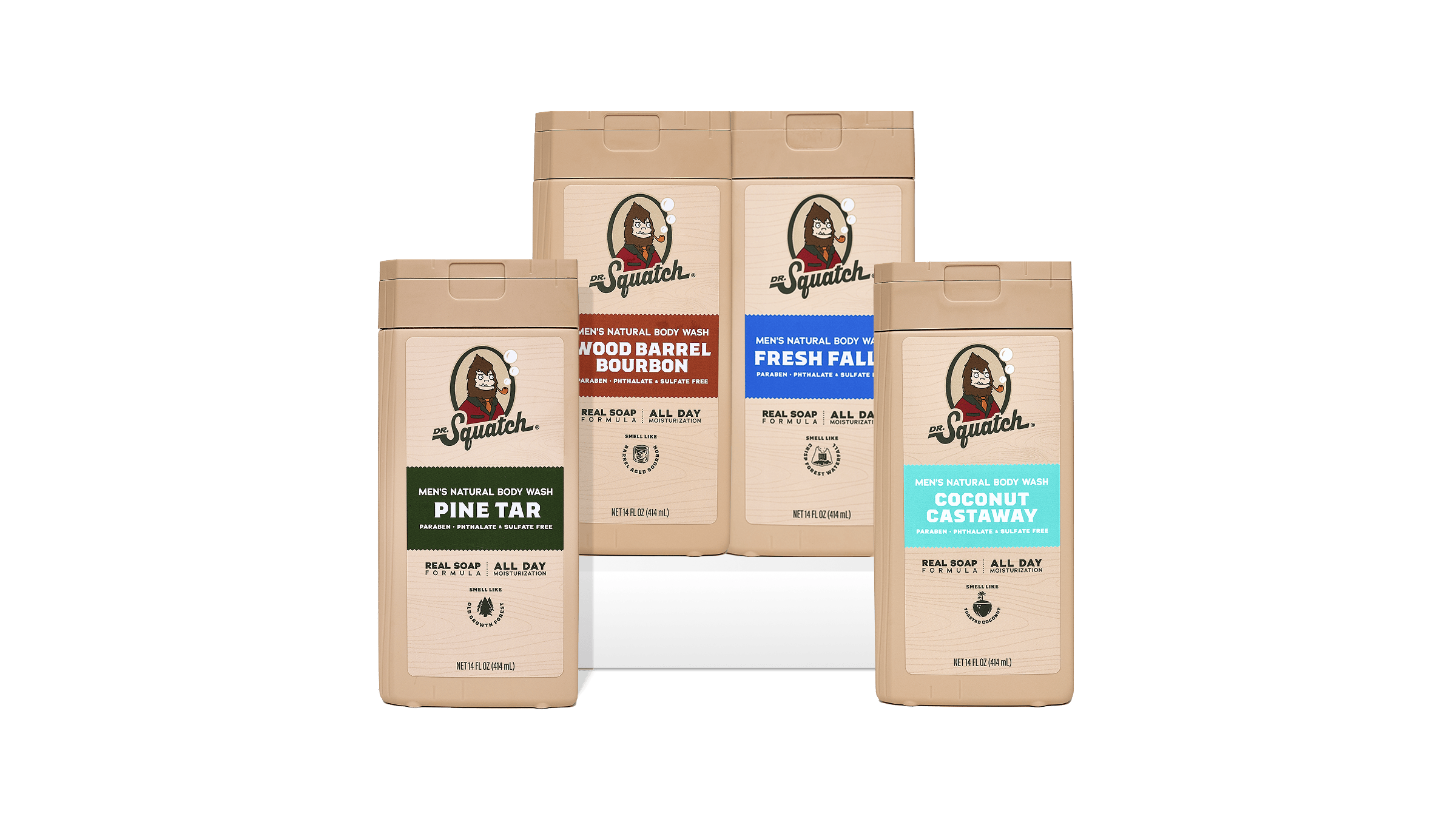 Body Wash 4-Pack Custom Bundle